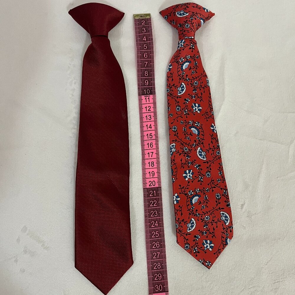 2 Boys Clip on ties